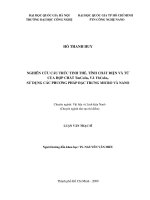 Nghiên cứu cấu trúc tinh thể, tính chất điện và từ của hợp chất TmCoIn5 và YbCoIn5 sử dụng các phương pháp đặc trưng mirco và Nano