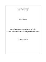 Nghiên cứu công nghệ tích hợp IP trên quang (IP, WDM) và ứng dụng cho mạng viễn thông đường trục của Việt Nam