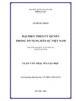 Đại diện theo ủy quyền trong tố tụng dân sự Việt Nam