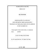Đảm bảo quyền của công dân được bồi thường thiệt hại do hành vi trái pháp luật trong hoạt động tố tụng hình sự ở Việt Nam hiện nay