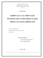 Nghiên cứu các chiến lược đảm bảo chất lượng dịch vụ (QoS) trong các mạng không dây