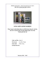 SKKN Thực trạng và giải pháp nâng cao chất lượng công tác văn thư, lưu trữ ở trường mầm non Hoa Hồng quận Cầu Giấy Thành phố Hà Nội