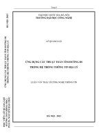 Tìm hiểu các thuật toán tìm đường đi trong hệ thống thông tin địa lý