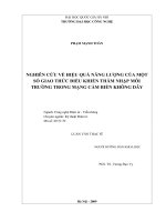 Nghiên cứu về hiệu quả năng lượng của một số giao thức điều khiển thâm nhập môi trường trong mạng cảm biến không dây