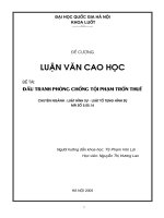 Đấu tranh phòng, chống tội trốn thuế