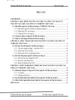 Hoàn thiện kế toán nguyên vật liệu tại công ty TNHH Pic Việt Nam