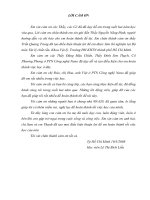 Nghiên cứu tính chất điện sắc của màng nanô WO3 chế tạo bằng phương pháp điện hóa