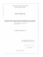 Đảm bảo chất lượng hội nghị truyền hình qua Internet