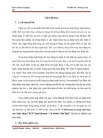 Chất lượng tín dụng ngắn hạn của Ngân hàng TMCP Ngoại thương - Chi nhánh Thái Bình