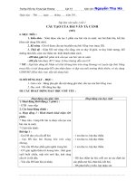 Giáo án: Tập làm văn tuần 1 tiết 1 CẤU TẠO CỦA BÀI VĂN TẢ CẢNH (MT)