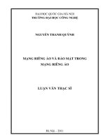 Mạng riêng ảo và bảo mật trong mạng riêng ảo