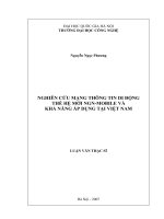 Nghiên cứu mạng thông tin di động thế hệ mới NGN - Mobile và khả năng áp dụng tại Việt Nam