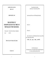 Trợ giúp pháp lý cho đồng bào dân tộc thiểu số trên địa bàn Tỉnh Thanh Hóa