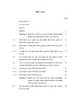 Phân định thẩm quyền sơ thẩm dân sự giữa các tòa án