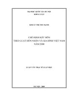 Chế định kết hôn theo Luật Hôn nhân và Gia đình Việt Nam năm 2000