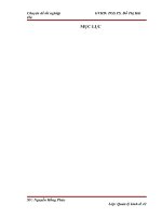 Quản lý đào tạo tại trung tâm tập huấn và cung ứng dịch vụ - BIDV