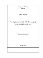 Vấn đề phạm tội có tính chất chuyên nghiệp trong luật hình sự Việt Nam