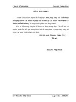 Giải pháp nâng cao chất lượng tín dụng đối với các doanh nghiệp vừa và nhỏ tại chi nhánh NHNo&PTNT Thành phố Bẵc Giang