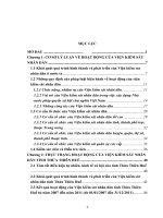 Hoạt động của Viện Kiểm sát nhân dân - qua thực tiễn tỉnh Thừa Thiên - Huế