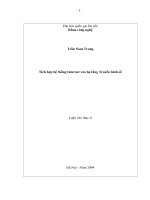 Tích hợp hệ thống Internet vào hạ tầng truyền hình số