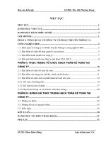 ĐÁNH GIÁ THỰC TRẠNG TỔ CHỨC KẾ TOÁN TẠI CÔNG TY CỔ PHẦN TRUYỀN THÔNG VÀ CÔNG NGHỆ ICHIP