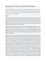 Phân tích vẻ đẹp hình tượng cây xà nu trong truyện ngắn rừng xà nu