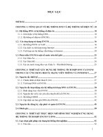 Hệ thống số điện tử và hệ thống DNS trong việc phát triển các ứng dụng hội tụ mạng viễn thông và Internet