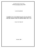 Nghiên cứu giải pháp mạng ngang hàng cho hệ thống truyền hình theo yêu cầu