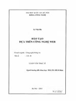 Đào tạo dựa trên công nghệ WEB