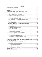 Nghiên cứu phương pháp xây dựng hệ quản lý thông tin trên mạng máy tính Internet Intranet