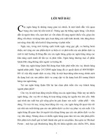 Chuyên đề tốt nghiệp: Phát triển cho vay khách hàng ngành phân phối tại ngân hàng thương mại cổ phần Quân Đội