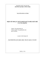 Một số thuật toán khái quát hóa bản đồ và ứng dụng