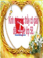 Bài giảng điện tử: Quãng đường  Toán lớp 5