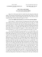 ĐỀ CƯƠNG GIỚI THIỆU LUẬT TỐ TỤNG HÀNH CHÍNH năm 2011