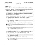 Thực trạng hoạt động thanh toán thẻ tại ngân hàng tmcp công thương việt nam chi nhánh hoàng mai