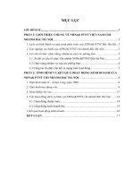 Tình hình và kết quả hoạt động kinh doanh của  NHNo& PTNT chi nhánh Bắc Hà Nội