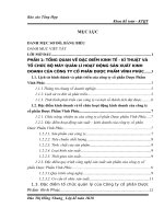 Tổ chức bộ máy kế toán và hệ thống kế toán tại công ty cổ phần dược phẩm vĩnh phúc