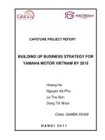 Building up business strategy for Yamaha motor Vietnam by 2015