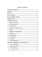 A study on vision of Vietnamese corporations & lesson from president Ho Chi Minh's vision = Nghiên cứu về Tầm nhìn của các doanh nghiệp Việt Nam và bài học về tầm nhìn của Chủ tịch Hồ Chí Minh