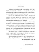 Quy hoạch môi trường làng nghề Tề Lỗ huyện Yên Lạc - tỉnh Vĩnh Phúc