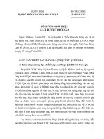 ĐỀ CƯƠNG GIỚI THIỆU LUẬT DỰ TRỮ QUỐC GIA NĂM 2013