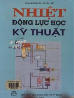 Sách Nhiệt động lực học kỹ thuật