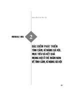 Module Mầm non 2: Đặc điểm phát triển tình cảm, kĩ năng xã hội, mục tiêu và kết quả mong đợi ở trẻ mầm non về tình cảm, kĩ năng xã hội  Nguyễn Thị Thu Hà