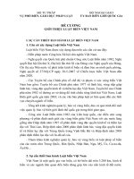 ĐỀ CƯƠNG  GIỚI THIỆU LUẬT BIỂN VIỆT NAM