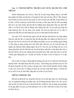 NESTLÉ NHỮNG TRANH LUẬN XUNG QUANH SỮA CHO TRẺ EM