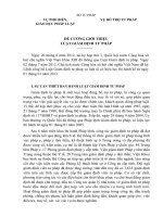 ĐỀ CƯƠNG GIỚI THIỆU  LUẬT GIÁM ĐỊNH TƯ PHÁP  NĂM 2013