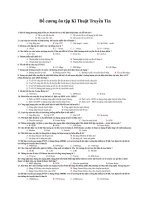 Trắc nghiệm kĩ thuật truyền tin