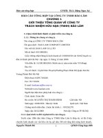 Báo cáo thực tập tổng hợp Công ty TNHH Bảo Lâm