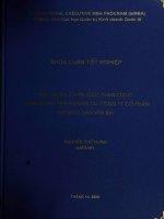 Xây dựng chiến lược marketing nghiên cứu tình huống tại công ty cổ phần khoáng sản yên bái
