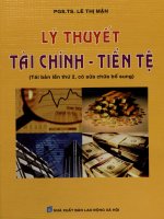 Sách Lý thuyết tài chính - tiền tệ